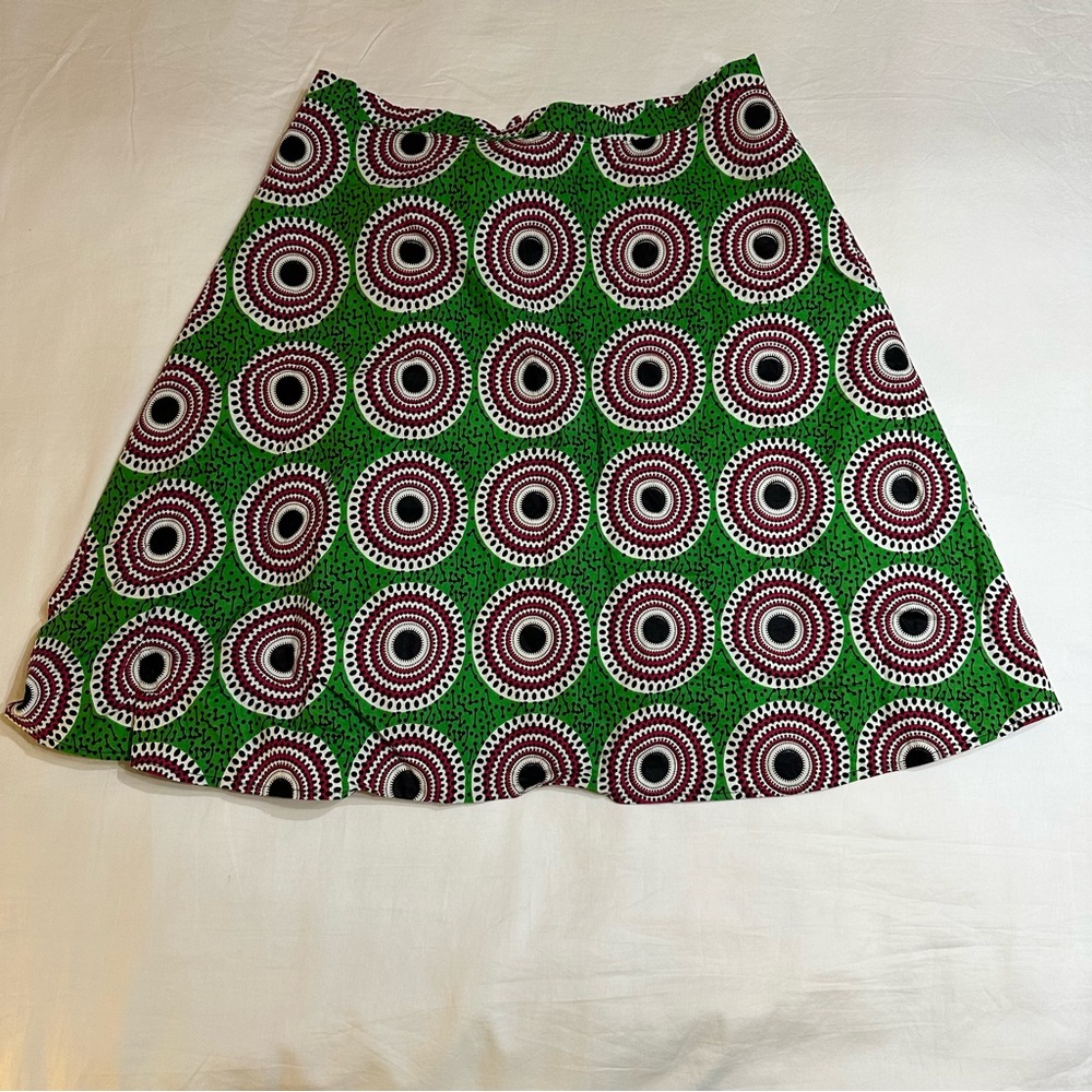 African Bullseye Ankara Tribal Waist Tie Apron